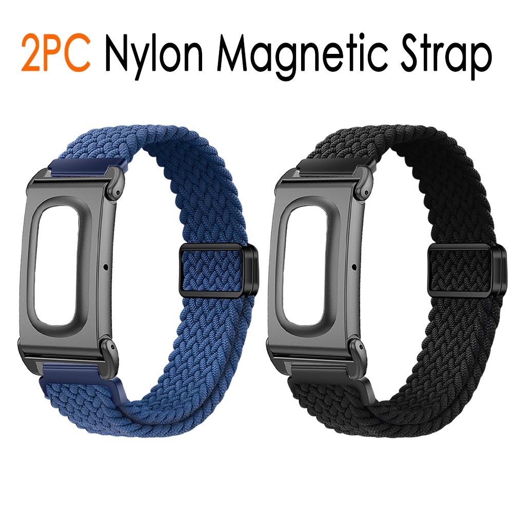 Nylon-Armband für Google Fitbit Air Band Fitness-Tracker Austauschbares Armband Verstellbares Magnetarmband Für Google Fitbit Air Armband
