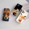 FM24 fox cute Soft Shell Transparent Phone Case for Motorola Moto G7 G8 G9 G84 G85 G73 G24 G15 Z2 Play Power Plus