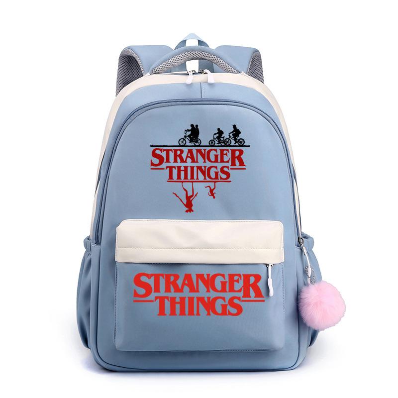Stranger Things Stranger Things Fashion Peripheral Printing Student School Bag Large Capacity Backpack