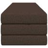 Folding Sofa Bed 180 x 67 x 45 cm Taupe