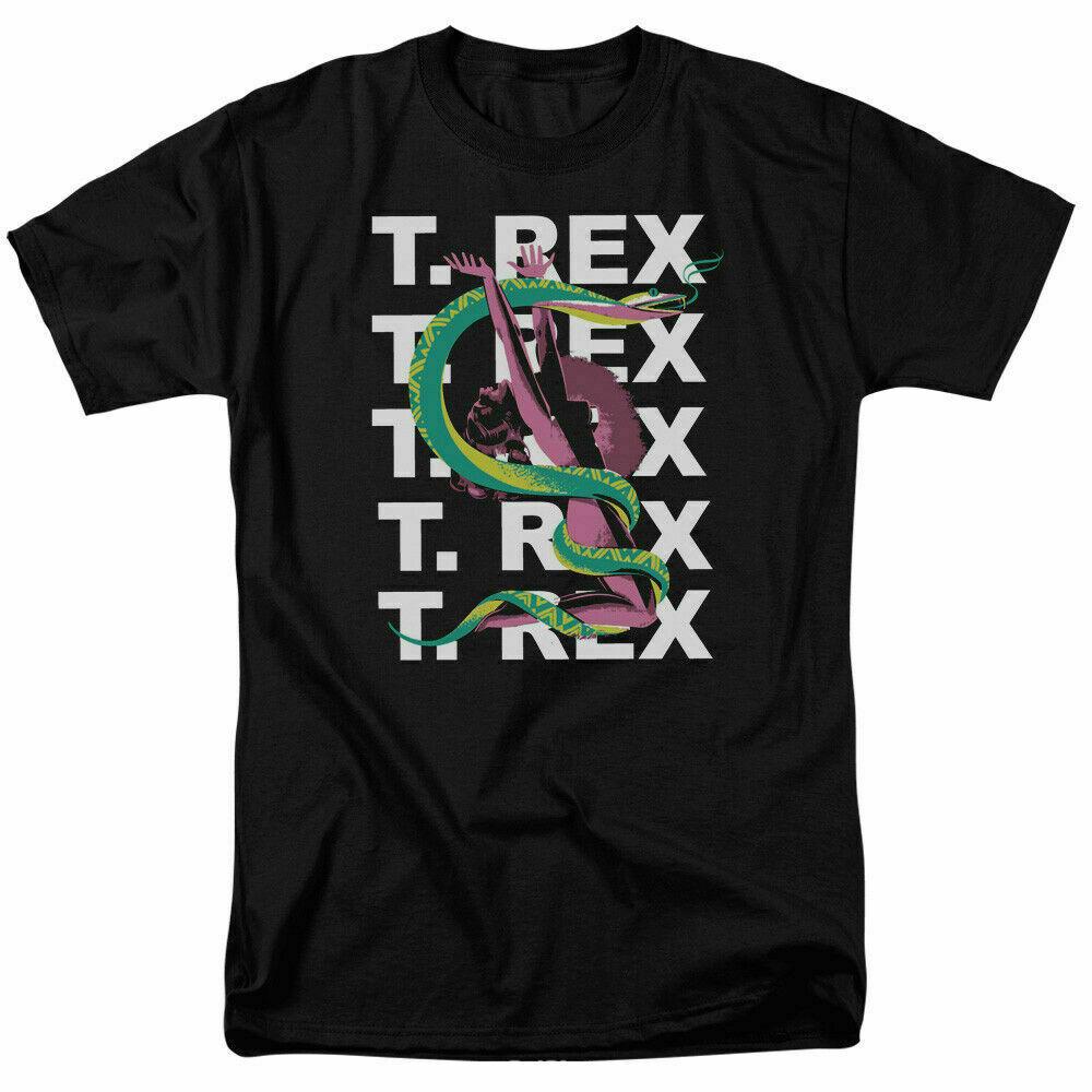 T. Rex Snake T Shirt Licensed Classic Rock N Roll Psychedelic Folk Tee Black XXXL