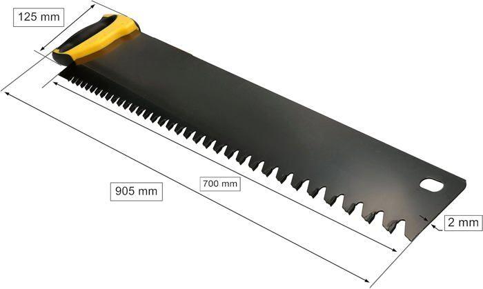 Manual Cellular Concrete Handsaw 700 Mm - 34 Tungsten Carbide Teeth - KOTARBAU®
