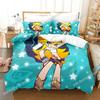 Anime Panty Stocking Garterbelt Bedding Set 3D Printed Suitable for Bedroom Duvet Cover Set With Pillowcases Kids Home Textile