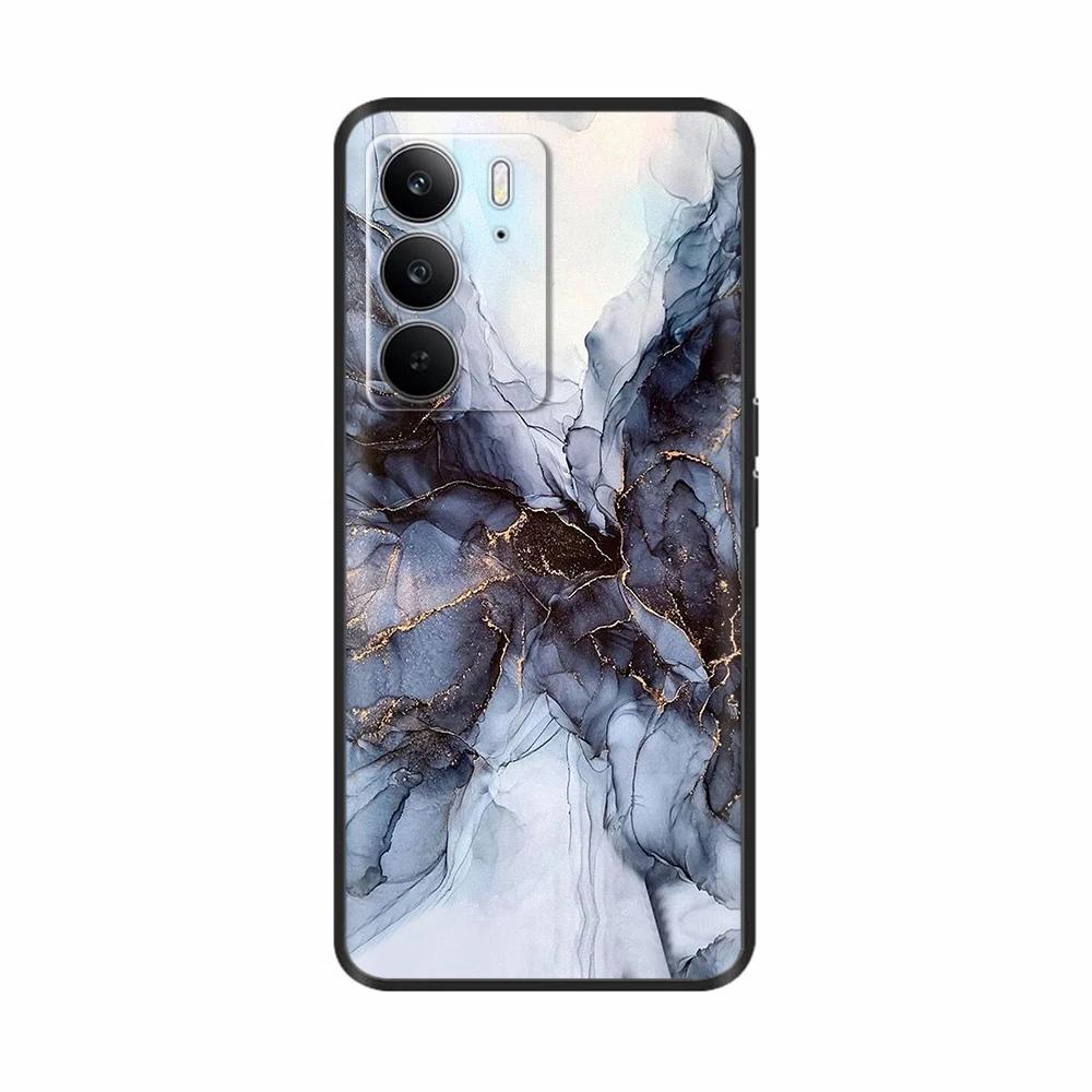 Für Realme C75 4G Hülle Niedliche Herzblumen Bemaltes TPU Cover Weiche Dünne Handyhülle Für Oppo Realme C75 C 75 Fundas Coque Bumper