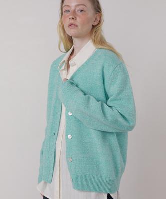 FRITUR Zest Cardigan Aqua Green_F261Kn01