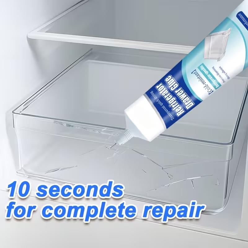 Refrigerator Drawer Glue Cold Resistant Adhesive For Fridge Plastic Tray Seal Strip Inner Wall Freezer Box Repair And Household Use