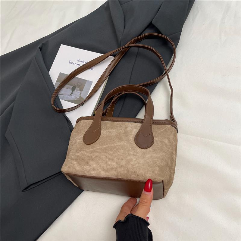 

Autumn niche high-value small bag women s 2025 new trendy simple shoulder messenger bag retro portable bucket bag
