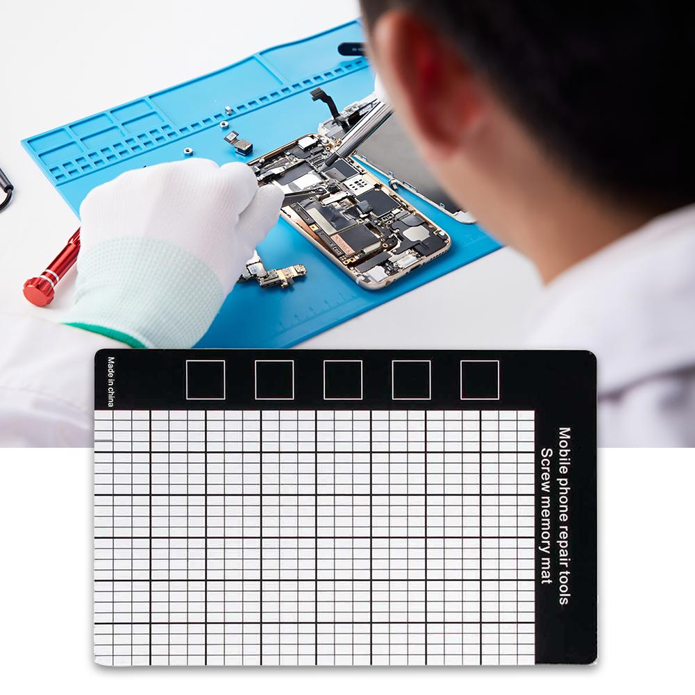 1pc Magnetic Screwpad Screw Postion Memory Plate Mat Small Screws Assorted Fixing Chart Board Magnetic Tool Pad