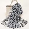 Newest Zebra Strip Chiffon Scarf Women Printed Shawl Scarf Fashion Printed Headscarf Pashmina Lady Hijab Shawl