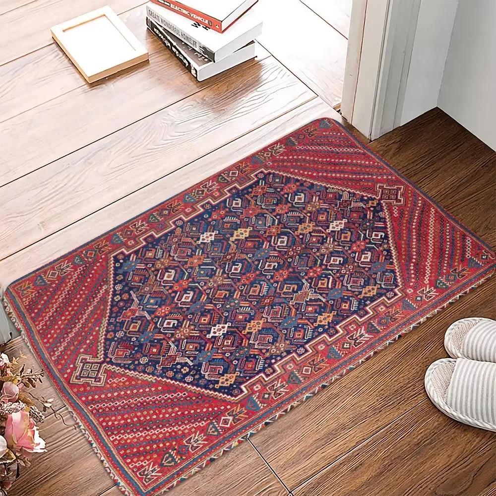 Bohemian Style Doormat Entrance OutDoor Carpets Non-Slip Bathroom Feet Rug Kitchen Bedroom Hallway Long Carpet Entrance Door Mat