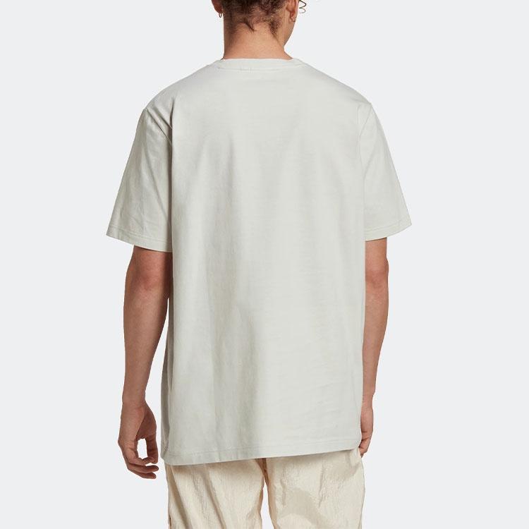 Men's adidas originals Ess Tee Solid Color Sports Round Neck Short Sleeve Gray T-Shirt HK2723