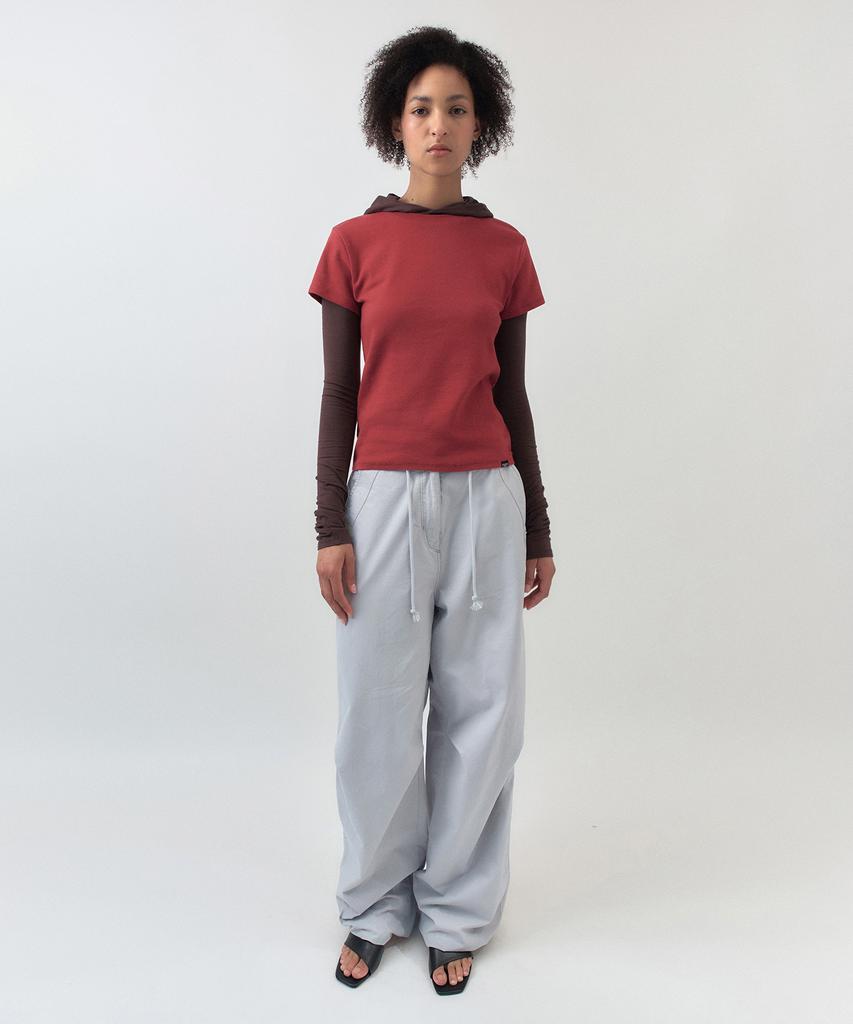 Simeteuligpeosenteu Basic Jersey T-Shirt / Red