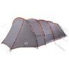 Tunnel Tent Gray and Orange 675 x 392 x 210 cm