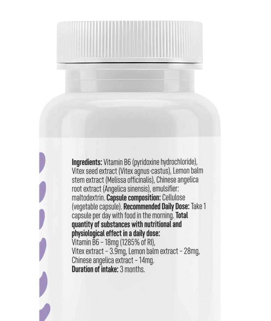 Bel Tono PMS-Gleichgewicht mit Vitamin B6 & Pflanzenextrakten, 30 Kapseln