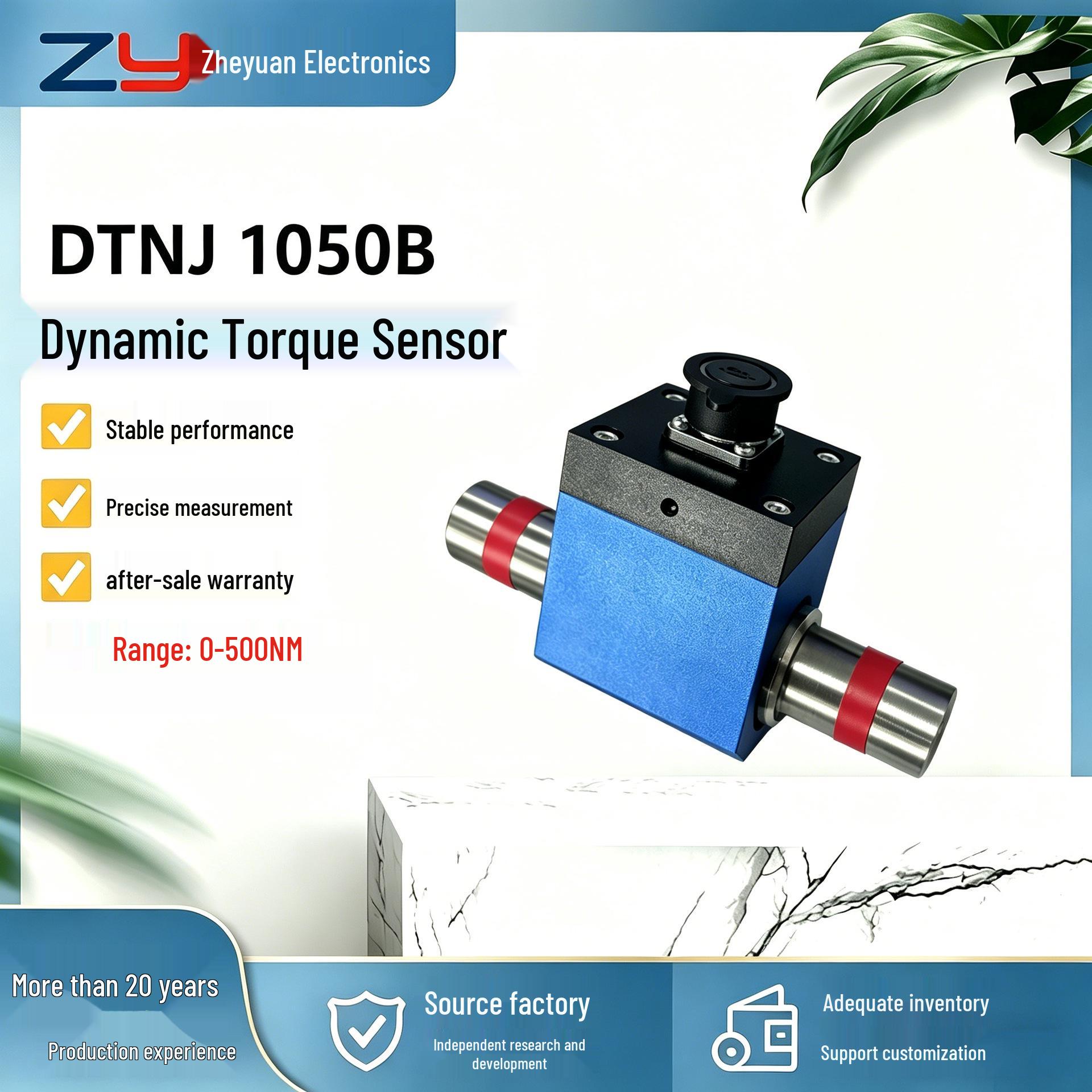 Dynamic 1050B Torque Sensor: Integrated Industrial Motor Torque, Speed, and Power Tester DTNJ-1050B