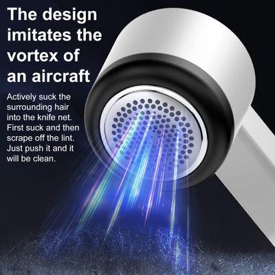 Lint Remover Fabric Shaver USB Rechargeable Digital Display Portable Sweater Fuzz Ball Remover Fabric Protection Safety Device