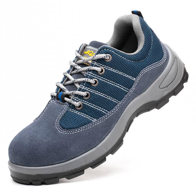 Lao Guanjia Men s Summer Suede Steel-Toe Safety Work Shoes 6020 40