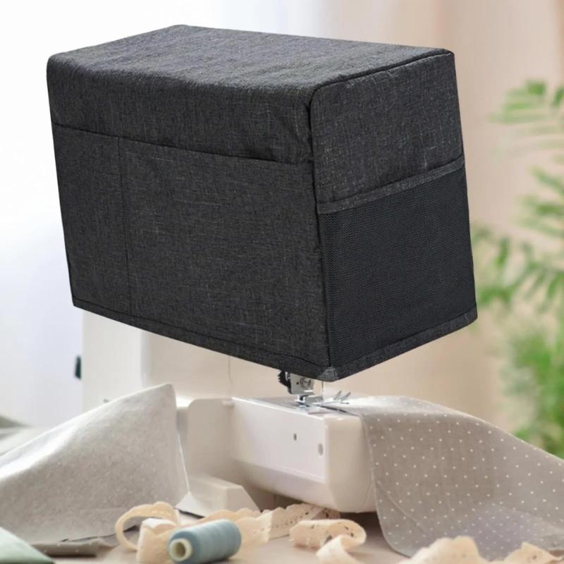 Sewing Machine Cover with Storage Pockets Sewing Machine Dust Cover Easy to Use Sewing Machine Protective Cover