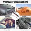 Front Upper Windshield Moulding Seal 51317166841 51317027077 Compatible with BMW E60 E61 525i 530i 545i 550i M5 2001-2010