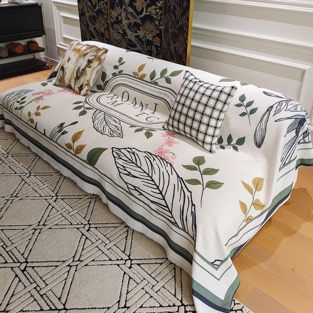 

Simple One Piece Sofa Cover Anti Scratch Cat Proof Universal All Season Couch Protector Slipcover 90X180