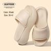 Women's Non-Slip Height-Boosting Beach Slippers - 7cm Thick Sole, Fashionable Outdoor EVA Footwear