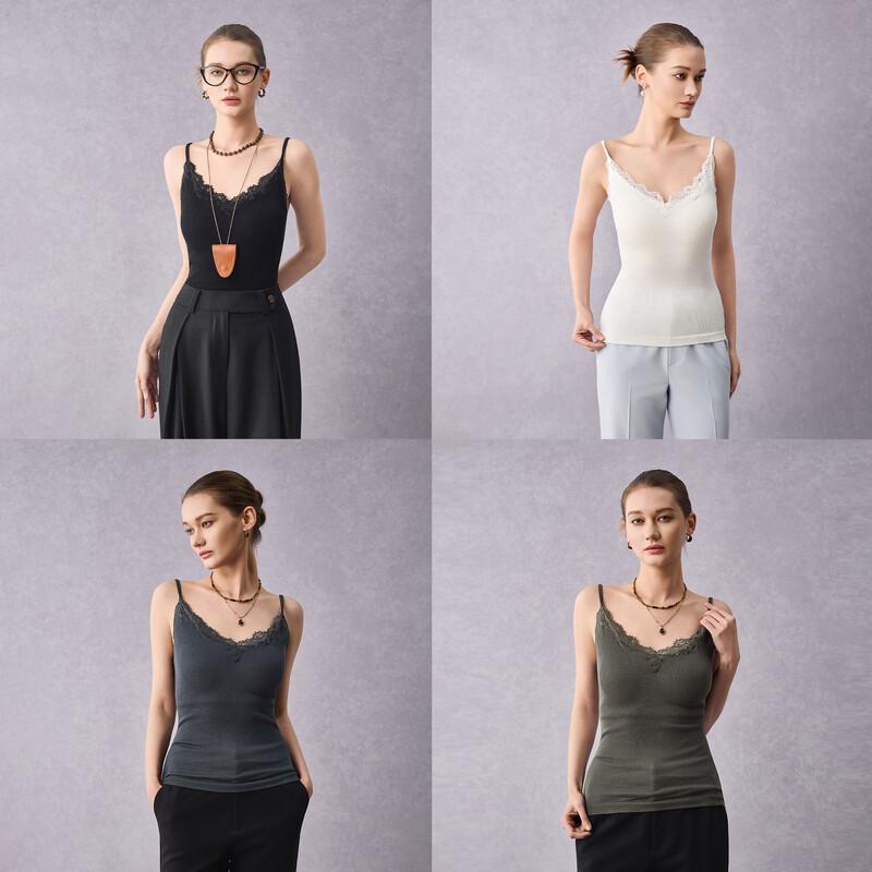 LadyS Elite Tencel Lace Slim Fit Camisole