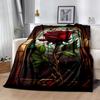 Stained Glass Rose Flannel Blanket,Lightweight,Office Blanket,Sofa Blanket,Comfortable Blanket