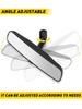 Rétroviseur Intérieur Arrière 10 Pouces Rétroviseur Intérieur Noir Facile À Installer Rétroviseur Intérieur Arrière ABS Verre Accessoires Voiture