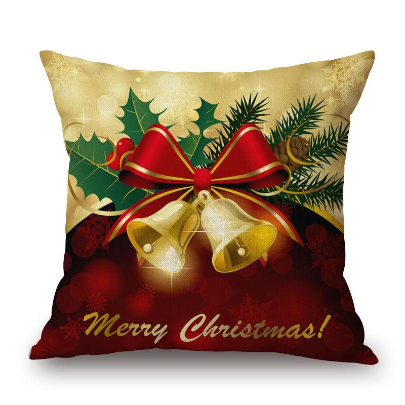 Classic Merry Christmas Xmas Gift Designed Throw Pillow Case Cover Cushion 18 X 18 Inch Ideal For Holiday Cheer And Comfort