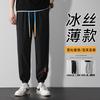 Spring Autumn Elastic Waist Loose Casual Sweatpants Male Harajuku Y2K Japanese Style Fashion All-match Sporty Pants Men Trousers