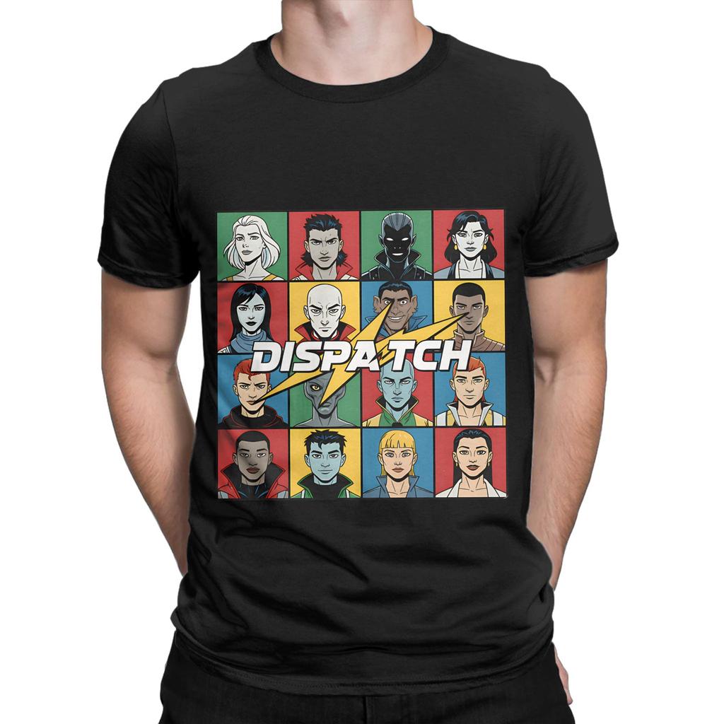 Graphic Printed Dispatch Video Game T Shirt For Unisex  100% Cotton Tee Shirt Short Sleeve Tops
