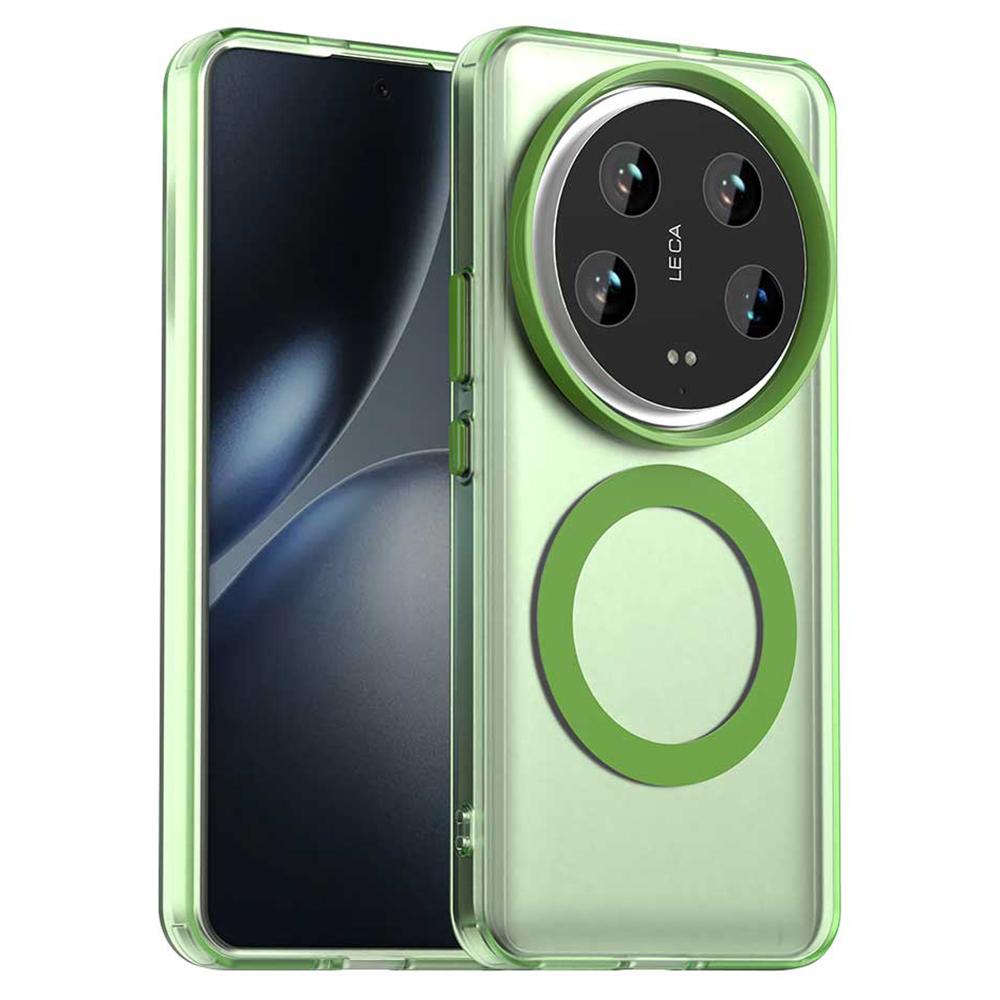 For Xiaomi 14 Ultra Case Compatible with MagSafe PC+TPU+PET Anti-Drop Phone Cover