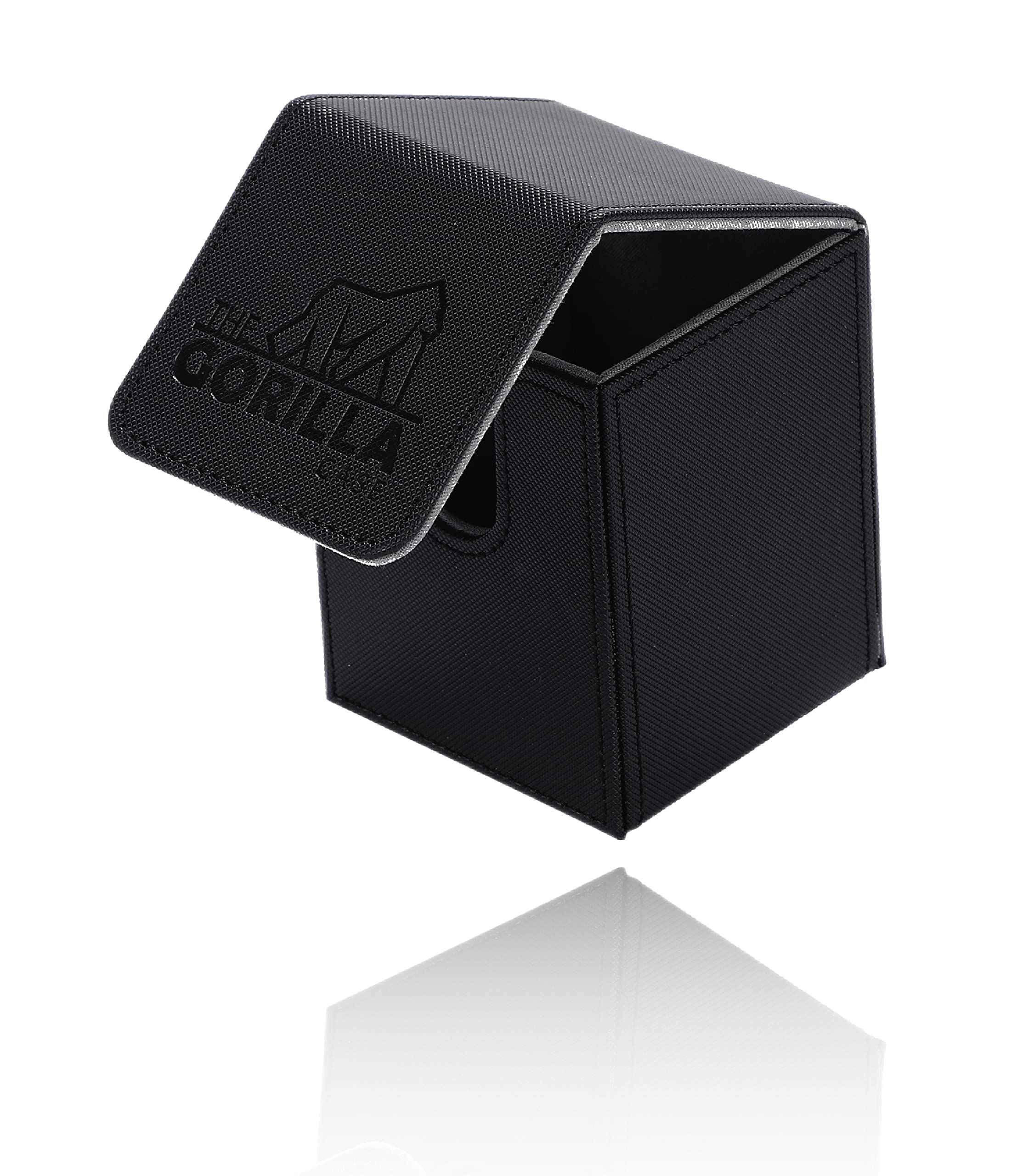 

THE GORILLA CASE Trading Card PU Leather Card Vertical Storage Case, (Black) чорний