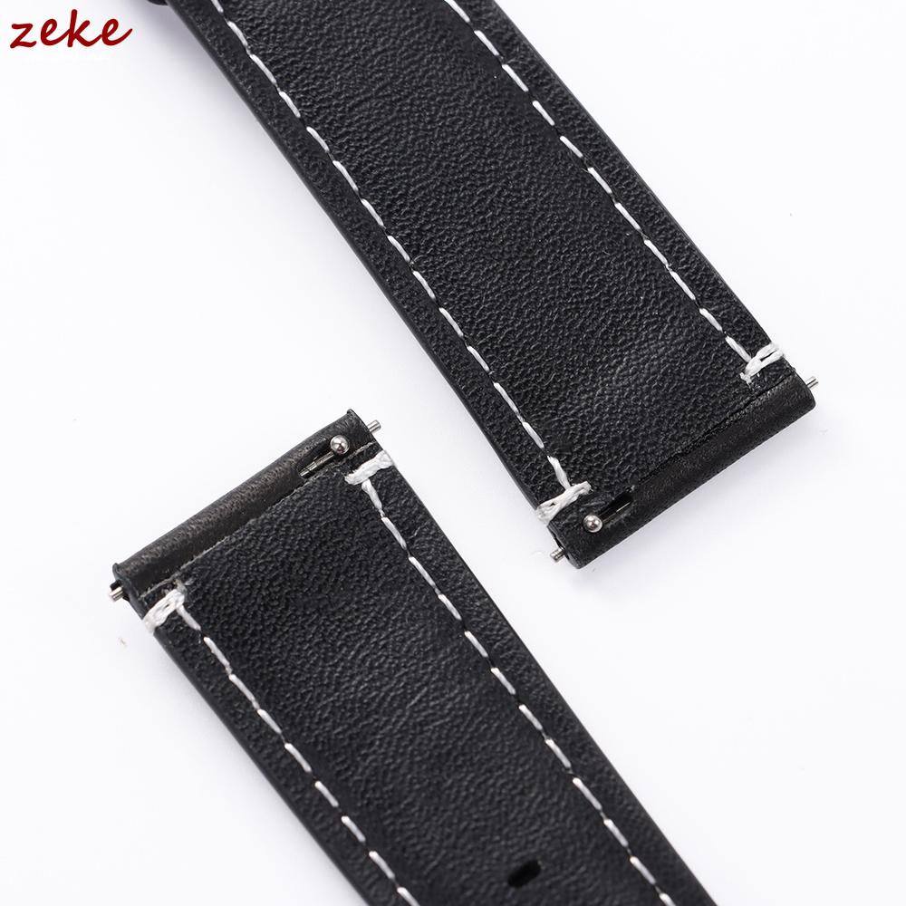 20mm 22mm Universal Vintage Oil Wax Leather Watch Straps Brown Head Layer Watch Band Quick Release Bracelet Men with Pin Buckle