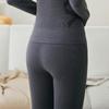 Camellia Oil Cashmere Tummy Control Back Smoothing Thermal Top Women's Autumn Winter Slimming Underwear Set