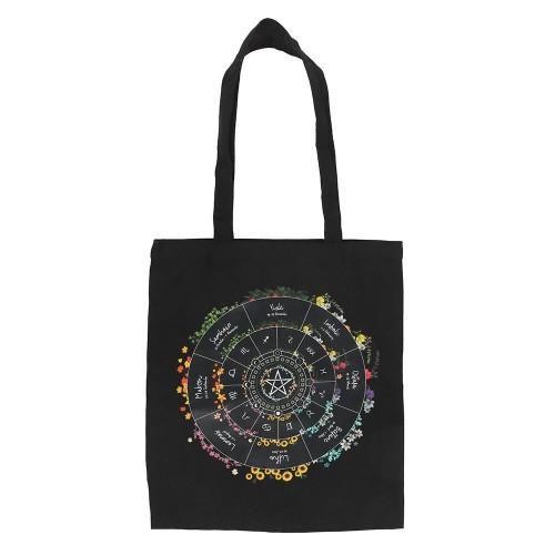 Something Different Wheel Of The Year Polycotton Tote Bag