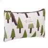 Literary Makeup Bag, Portable Zipper Storage Pouch, Mini Travel Toiletry Bag, Women's Coin Purse