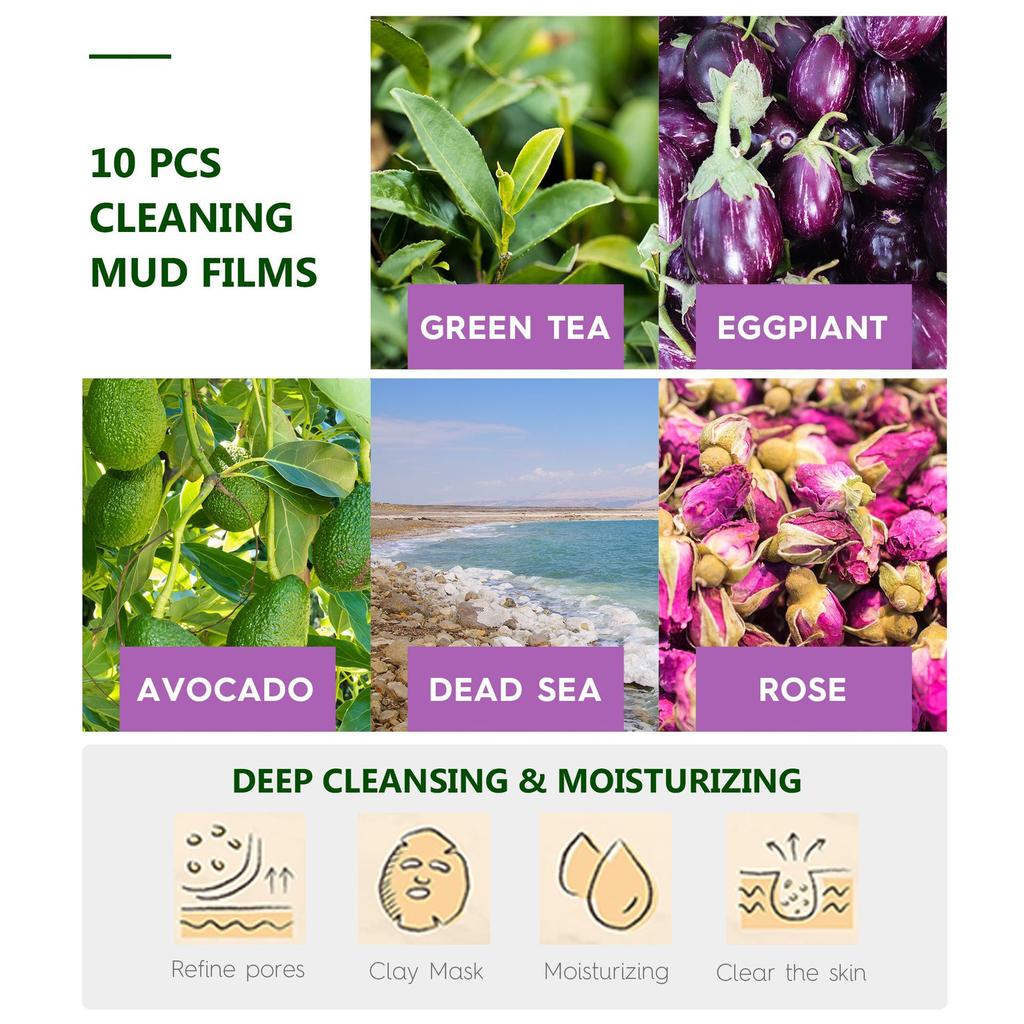 Avocado Mud Mask Portable Apply Clean Green Tea Rose Mud Mask Chitosan Split Collagen Mask