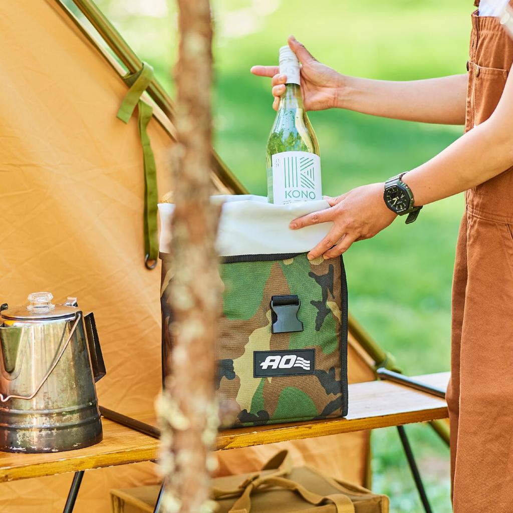 AO Coolers Lunch Soft Cooler Purple Lightweight Cold Storage Small Cooler Box Cooler Bag Camping Picnic Foldable [Official 5-year warranty] 5.7L