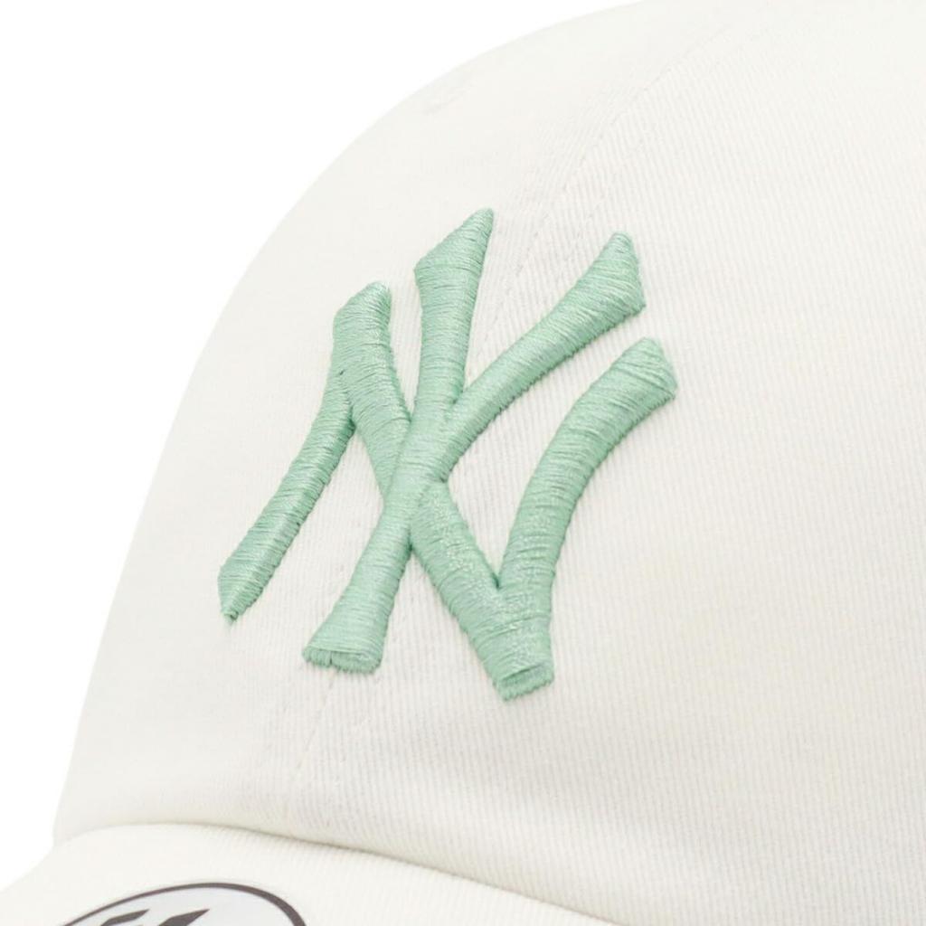 '47BRAND '47BRAND Forty Seven Cap Clean Up MLB Right Logo NY White FREE New York Yankees WHITE NOISE CLEAN UP 14751097 FSB36C6532
