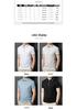 POLOMEISDO Men's Summer Silk Blend Zipper Collar Polo Shirt