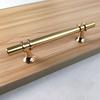 Black Gold Combination Single Hole Furniture Handle European T Bar Solid Cabinet Wardrobe Door Handle