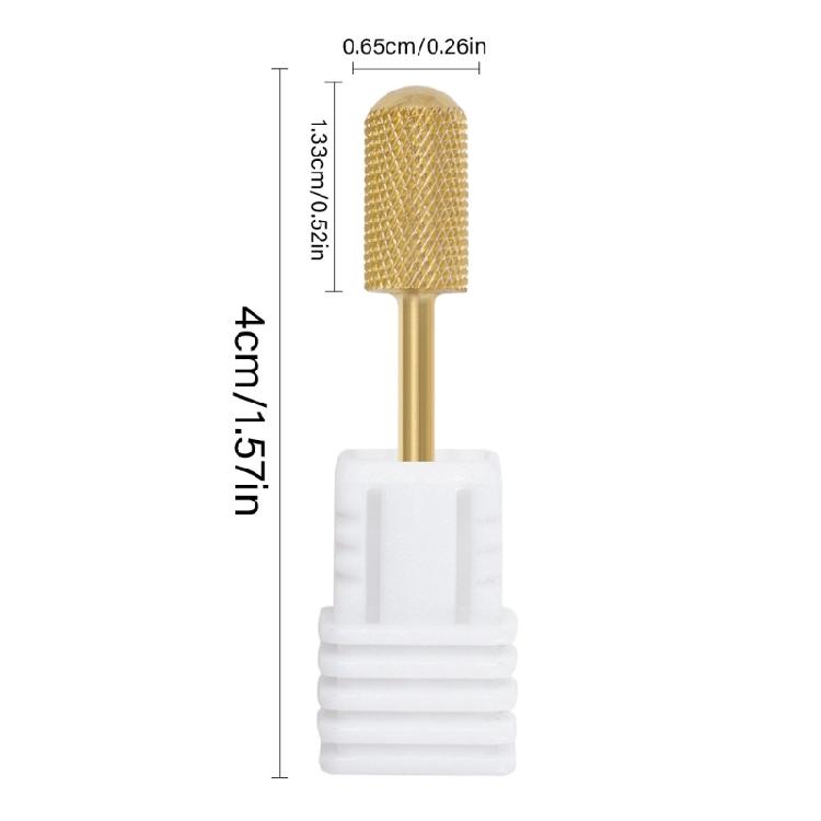Tungsten Steel Nail Drill Bits Milling Cutter Practical Nails Art Bits for Nail Salon Use Nails Art Tool