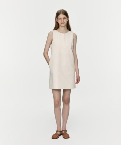 DEPOUND Summer Sleeve Dress [Cream]
