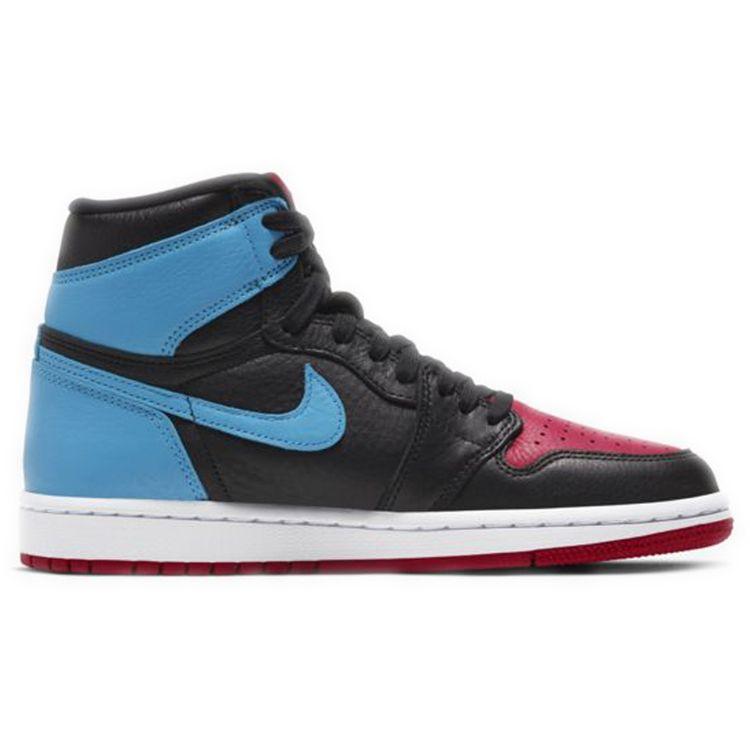 Air Jordan 1 High OG NC To Chi Women Sneakers Multi-Color Black Dark-Powder-Blue CD0461-046