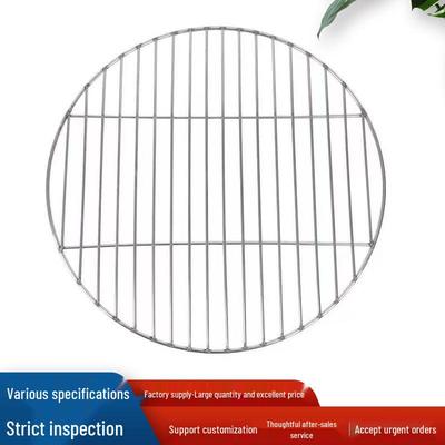 Verdickter runder Topfhalter aus Edelstahl zum Grillen, Dämpfen und Räuchern von Fleisch