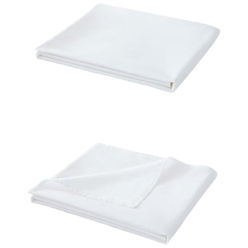 Thickened White Cotton Bedsheet