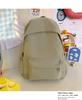 Schoolbag Japanese leisure large capacity ins wind travel backpack new trendy Korean version solid color simple student backpack