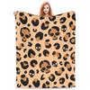 Leopard Print Flannel Blanket Digital Print Blanket Student Blanket Sofa Blanket