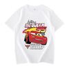 Cars Lightning McQueen Print Fashion Clothing Anime Casual TShirt Women Unisex Cotton Plus Size Loose Short Sleeve TShirt